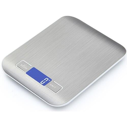 5kg x 1g Kitchen Scale Electronic LCD Display Scale Digital Precision Flat Kitchen Scale Food Baking Household Scale Bilancia
