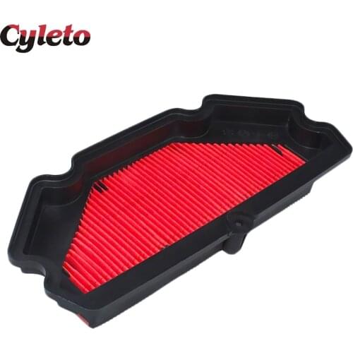 Cyleto Motorcycle Air Intake Filter Cleaner For Kawasaki ER6F ER 6F ER6N ER 6N EX650 Ninja EX 650 650R 2013 2014 2015 2016