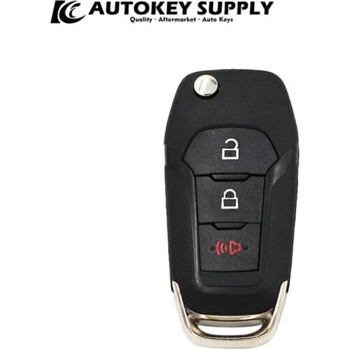 ForFord Fusion Edge Explorer 2013-2015 Replacement Flip Remote Car Key Shell Case Fob 2+1 Button FCC ID: N5F-A08TAA AKFDF118
