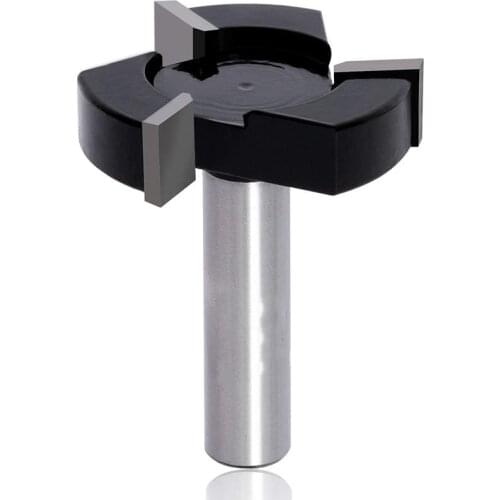 CNC Spoiler Surface Milling Cutter,1.27 cm Shank, 5.08 cm Cutting Diameter, Slab Flat Milling Milling Planer,Router Bits