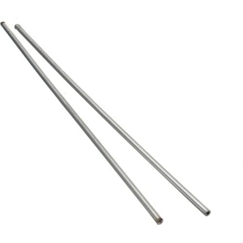 2pcs 250mm Stainless Steel Capillary Tube Silver 4mm OD 3mm ID 250mm Length Use for Chemical Industry