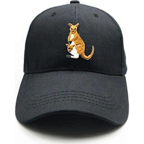 Kangaroo animal embroidery cotton Casquette Baseball Cap hip-hop cap Adjustable Snapback Hats for kids men women 191