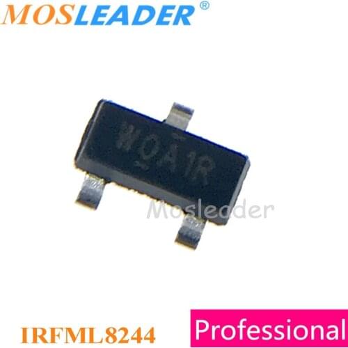 Mosleader IRFML8244 SOT23 3000PCS IRFML8244PBF IRFML8244TRPBF 5.8A 25V 3A 20V N-Channel IRFML8244TR High quality Made in China