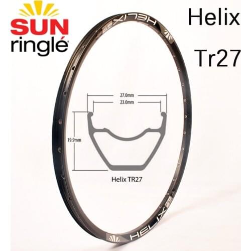 Sunringle Sun Rim Helix TR27 26er 27.5er 29er Inch Mountain MTB Bike Rims Tubeless XC Am FR Hoops 28/32 Holes Enduro Trail Bike