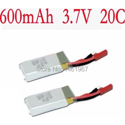 2 PCS/ Lot Original Battery Li-po battery(3.7V 600mAh) for Walkera QR W100S / NEW V120D02S HM-V120D02S-Z-24