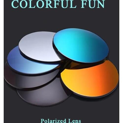 1.67/1.74 Index Polarized Lenses Myopia Sunglasses Lens For Eyes Colorful Colourful Coating Lens Optical CR-39 Resin Mirror