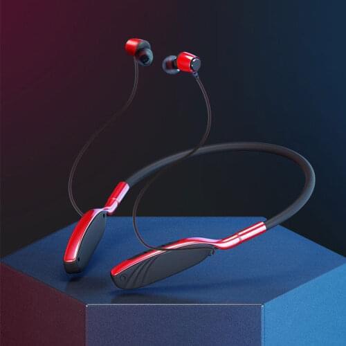Stereo Neckband In Earbuds TWS Wireless Earphones Hifi 9D Sports Headphone Power With Mic TF-card Bluetooth Wireless Headsets