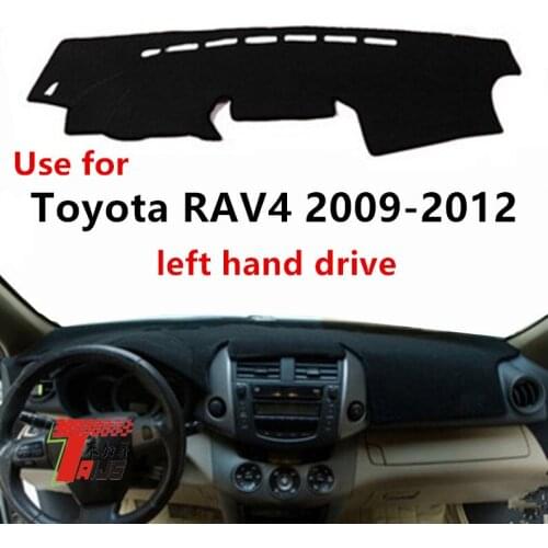 TAIJS Factory non reflective New Arrival Polyester Fibre Car Dashboard Cover For TOYOTA RAV4 2009-2012 Left hand drive