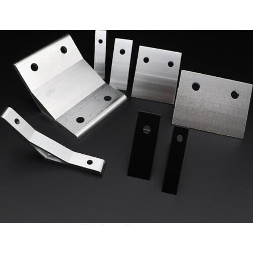 2Pcs 2020/3030/4040/4545/3060/4080/4590 45/135 Degree Angle Corner Connecotion For Aluminum Support Guide