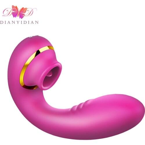 Sucking Tongue Vibrator for Women Masturbation massage stick Sex Toys for Muscle Adults Female Clitoris Stimulator Pussy licking