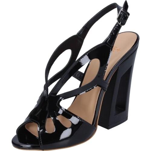 + ME by MARC ELLIS sandals women patent leather black