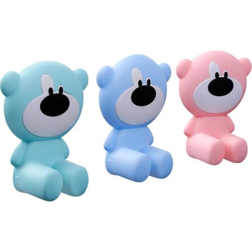 1Pc Cartoon Bear Silicone Door Stopper Animal Safety Door Stops Household Child Finger Protection Bedroom Security Door Card