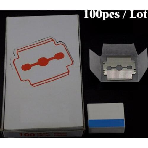 100pcs/box Stainless Steel Blades for Foot Hard Skin Remover Hand Foot File Foot Care pedicure machine Rasp Pedicure Corn Cutter