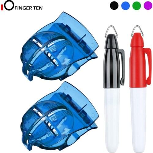 2 Pack Golf Ball Line Liner Drawing Marking Alignment Putting Tool and 2 Pieces Golf Ball Marker Pen