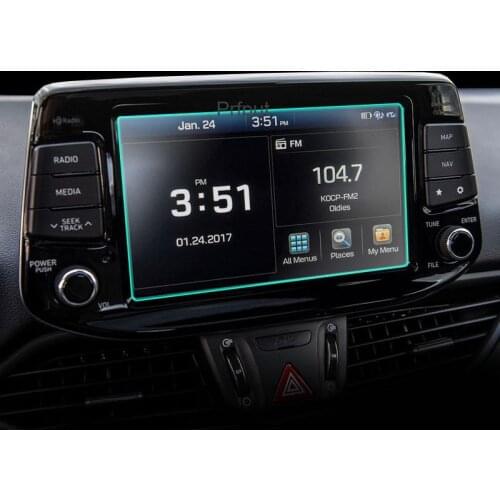 8 inch For Hyundai i30 Fastback N 2018 19 2020 Car GPS navigation Protective film Tempered glass Screen protector Anti-scratch