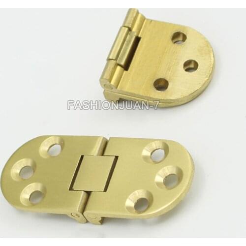 Brand New 8PCS Brass Folding Table Accessories Round Dining Table Flip Furniture Hinges