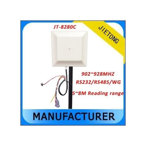 902~928MHZ ISO-18000C Protocol Mid-range UHF RFID Reader, RS485 RFID Reader for Vehicle Management