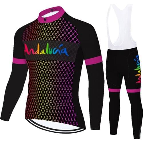 Andalucia Summer Spirng Jersey Ropa Maillot Équipement Vélo Completo Pantalon Hombre Equipamento Ciclismo Ciclismo Masculino