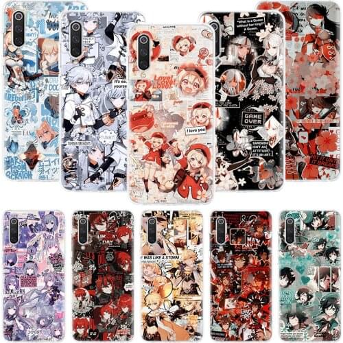 Genshin Impact Game Phone Case For Xiaomi Redmi Note 10 9 8 Pro 9S 8 8T 7 6 5 6A 7A 8A 9A 9C 4X S2 K20 K30 Art Cover Coque