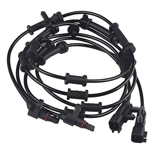 2 PCS ABS Wheel Speed Sensor Front Left & Right for Jeep Wrangler 3.6L 3.8L 2007-2017 Replace OE # 68003281AC 68003281AA