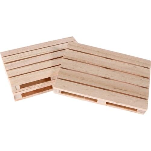 Mini Wooden Pallet Beverage Coasters for Hot and Cold Drinks Wood Pallet Coasters Flower Pot Cushion