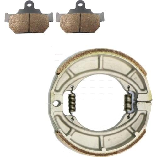 Disc Brake Pads Shoe Drum set for SUZUKI VL 125 VL125 Intruder 2000 - 2008 2007 2006 2005 2004 2003 2002 2001