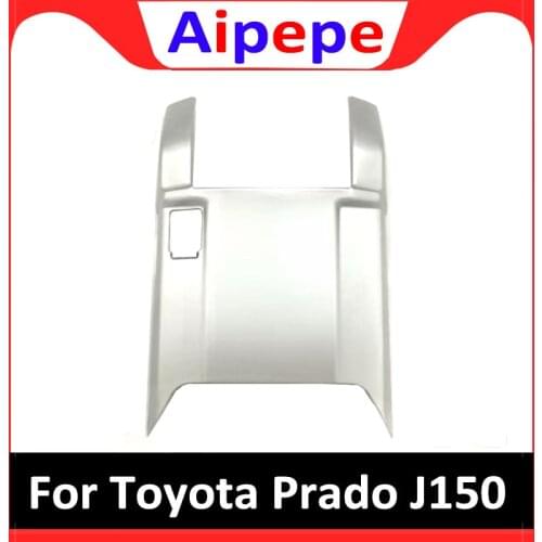 For Toyota LAND CRUISER PRADO 150 FJ150 2018 Rear Air Conditioning Outlet Cover Anti kick board Trims ABS Chrome Car Accessories