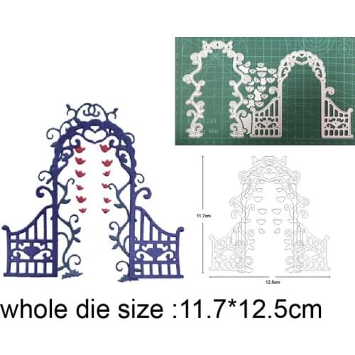 Metal cutting dies cut die mold Wedding Flower Vine Door decoration Scrapbook paper craft knife mould blade punch stencils dies