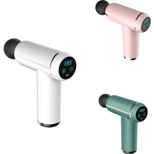 Mini Muscle Massager LCD Display Portable Electric Massager,For Percussion Massager Relieve Soreness Massager