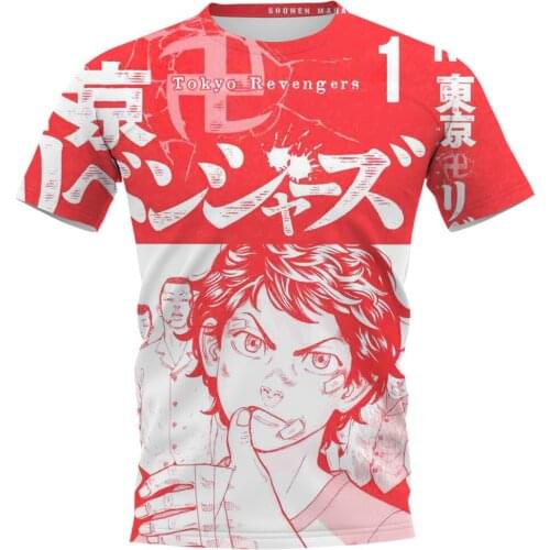 CLOOCL Tokyo Revengers Men T-shirts Japan Anime Men Clothing Tachibana Naoto Cartoon 3D Print Casual Tops Women Harajuku TShirts