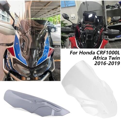 For Honda CRF1000L Africa Twin 2016 2017 2018 2019 Windshield Windscreen Fairing Wind Deflector CRF 1000L Motorcycle Accessories