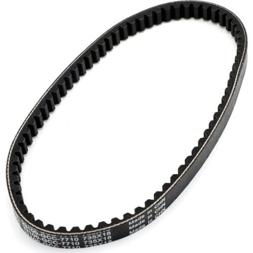 Areyourshop Motorcycle Drive Belt 735OC x 18W For Honda SCV 100 Lead JF11 03-07 Scooter 23100-GCC-771 Motorcycle Accessories