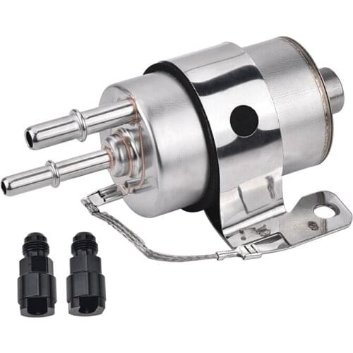 SPEEDWOW 6AN To 3/8'' 6AN To 5/16'' Car Fuel Filter Regulator 58PSI Fuel Pressure Adjustment Filter For CHEVROLET 1999-2014 V8