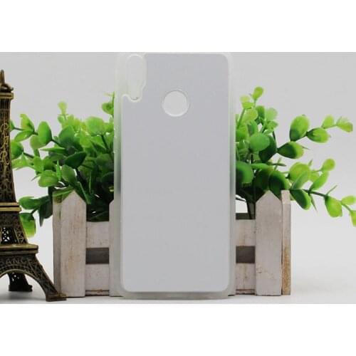 Wtsfwf DIY 2D Sublimation rubber TPU+PC Blank Case for Huawei Y9 2019 With Aluminum Inserts and glue