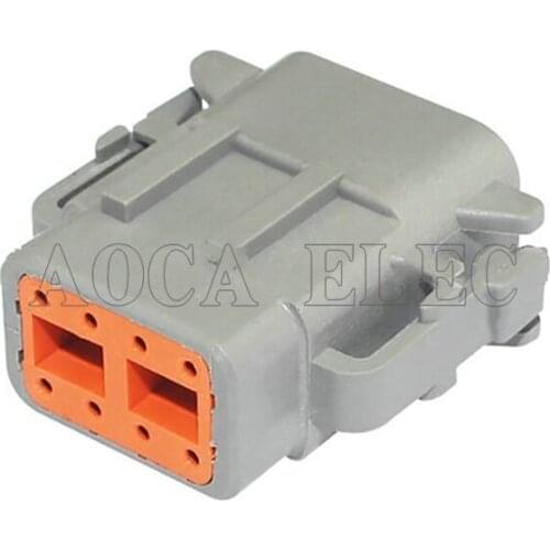 1set DTM06-8S new energy automobile male connector 8P female connector DTM04-3P DTM06-2S DTM06-4 DTM06-6S DTM06-8S DTM06-12S