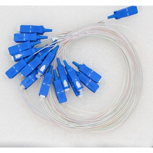 10pcs New PLC SC/UPC 1:16 Mini Optical Fiber Splitter Single Mode Differential Splitter Free Shipping Special Wholesale