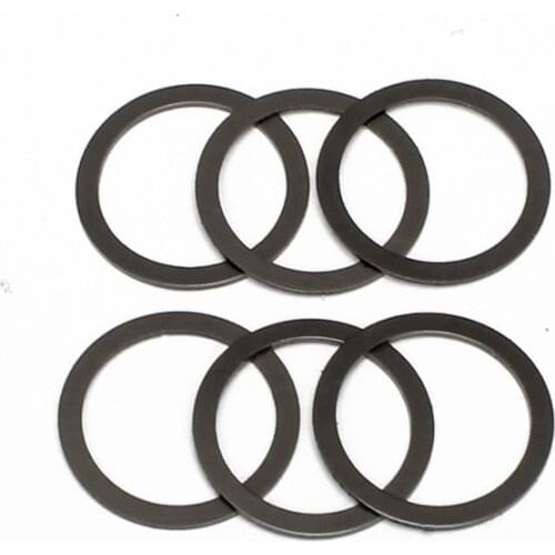 100pcs M5 nylon graphite washer flat washers plastic gasket ultra-thin gaskets high quality high temperature resistance black