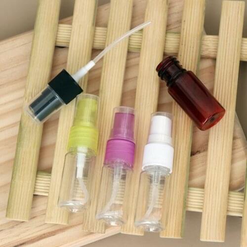 2Pcs/1pc 20ml Refillable Bottles Cosmetic Sample Container Travel Portable PET Mist Spray Bottle Makeup Tool Empty Spray Bottle