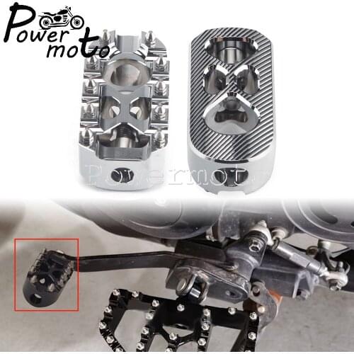 360° Roating Anti-Skid Brake Foot Rest Shift Peg For Harley Touring Softail Dyna Sportster Road Electra Street Super Wide Glide