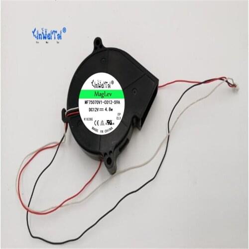 Free Shipping 2PCS FAN FOR NIDEC 7020 70x70x20 7CM D07F-12B1S1 28B 12V 0.32A 4810D E1 projector turbo fan