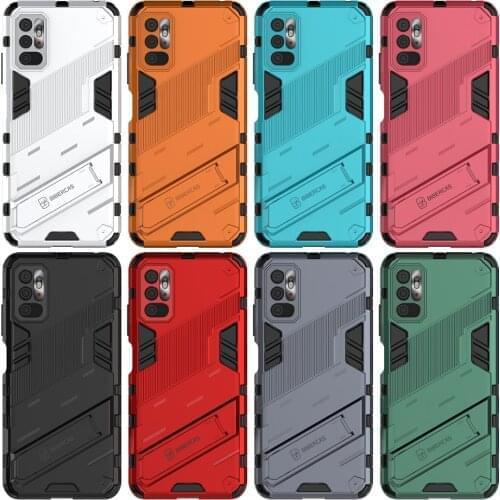 For Xiaomi Redmi Note 10 9 Pro Max 9S Case Hard PC With Stand Armor shockproof protect back cover case for Redmi 9 9A 9C 9T K40