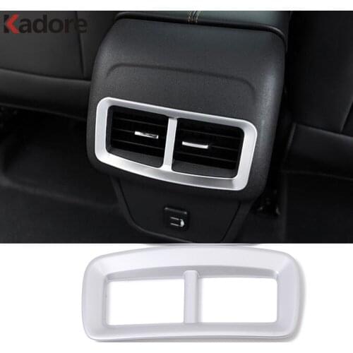 For Chevrolet Holden Equinox 2018 2019 2020 Matte Car Rear Armrest Air Condition Outlet Vent Cover Trim Interior Accessories
