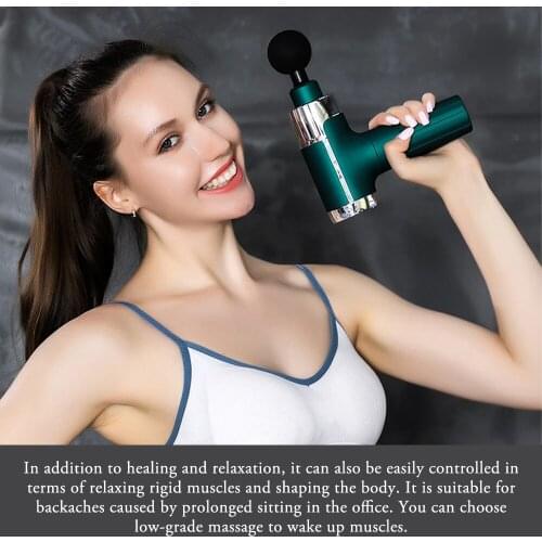 LCD Electric Neck Massage Fascia Gun Pulse Back Far Infrared Heating Body Muscle Relaxation Machine Pain Relief Health Care Tool