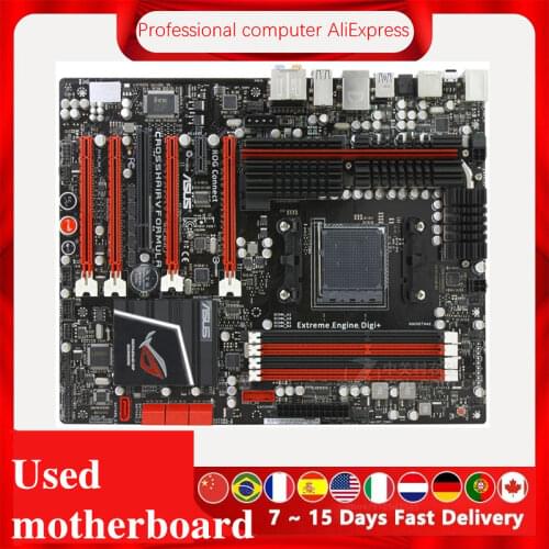 For ASUS Crosshair V Formula Motherboard Socket AM3+ DDR3 For AMD 990FX Original Desktop Mainboard SATA III Used Mainboard