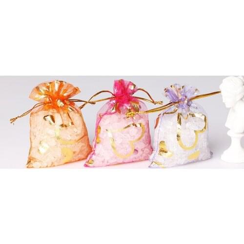 50pcs Drawstring Organza Pouches Jewelry Packaging Bags Wedding Party Gift Bag Jewelry Pouch Gorgeous Little Thing Christmas