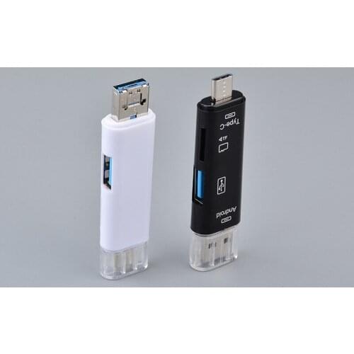 Multifunction USB 3.1 Type C Card Reader USB-C TF Micro SD OTG Adapter Type-C Memory Card Reader For Samsung Macbook Huawei LeTV
