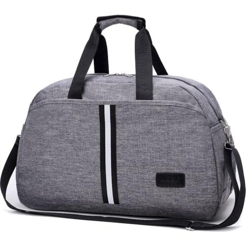 Fashion Large Capacity Travel Bag Women Men Nylon Handbag Waterproof Adjustable Shoulder Bag for Sports Fitness Business