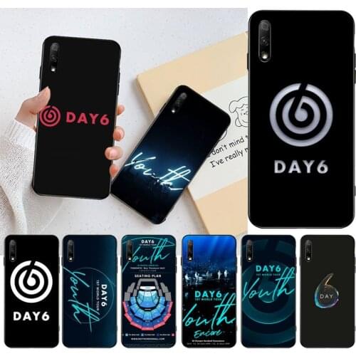 CUTEWANAN DAY6 1ST World Tour YOUTH Black TPU Soft Phone Case Cover for Huawei Honor 30 20 10 9 8 8x 8c v30 Lite view pro