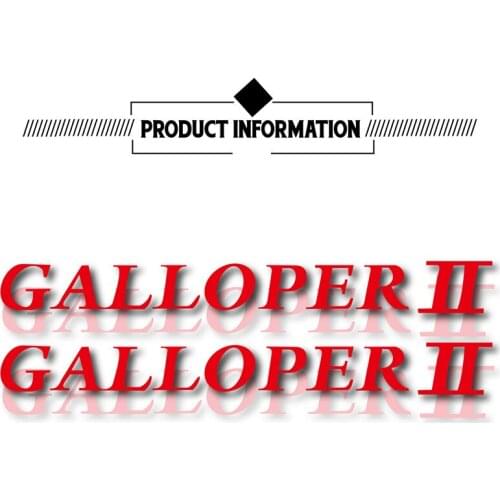 New motorcycle reflective waterproof logo sticker decoration body rim helmet protection decal car for hyundai galloper GALLOPER