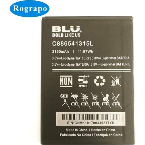 New 3150mAh Replacement Battery For BLU VIVO XL V0030UU C886541315L Original Bateria Batterie Cell Mobile Phone Batteries